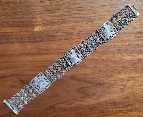 Vintage fine silver filigree - vintage,