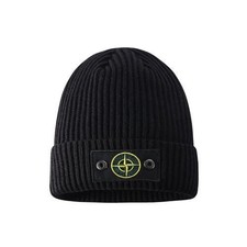 New Winter Stone Island Warm Thick Cap Cuffed Knit Stretch Beanie Unisex Hat HOT