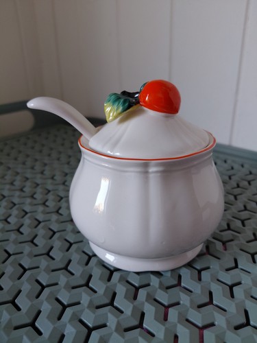 Vintage hand painted ceramic - hand-painted,