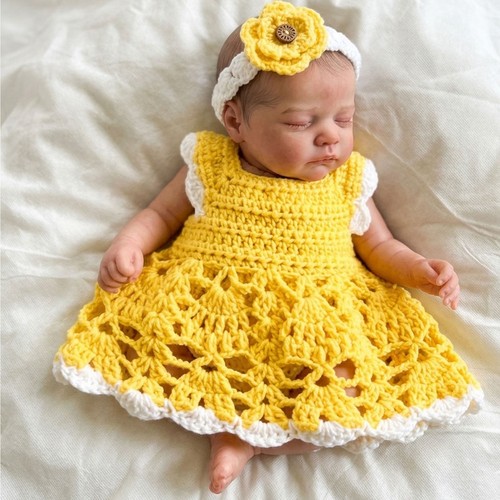 Reborn baby girl - baby, crochet