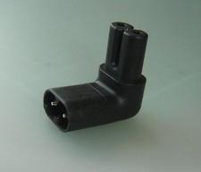 90° Right Angle Vertical AC Power connector Figure 8 cable ( IEC320 C7 To C8 )