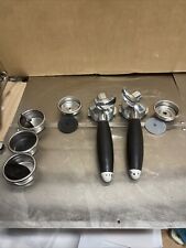 2x Double Spout Commercial Barista Portafillers Heavy Duty RfA9.5