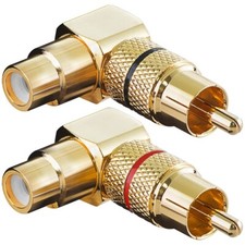 PRO Twin Pack Black/Red RCA