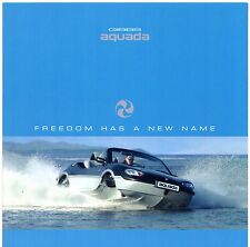 Gibbs Aquada Amphibious Car 2003-04 UK Market Foldout Sales Brochure
