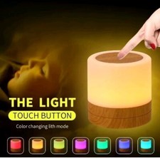 LED Night Light,Small Bedside Table Lamp for Kids,Touch Lamps Bedside, Remote...