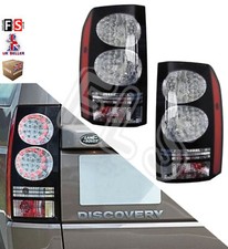 LAND ROVER DISCOVERY 3 & 4 NEW REAR LIGHT TAIL LIGHTS BLACK LED -2014 UPGRADE 3