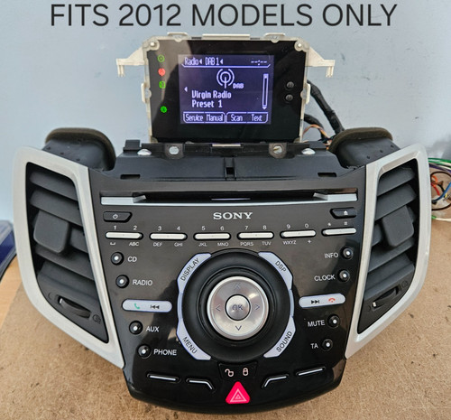 Ford fiesta mk7 2012 sony - fiesta,