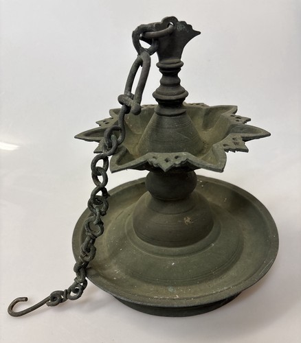 Vtg brass thookkuvilakku - vtg,
