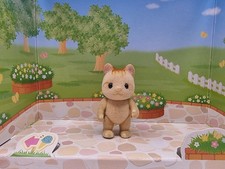 Sylvanian Families Ginger Beaman Cat Baby Standing Figure