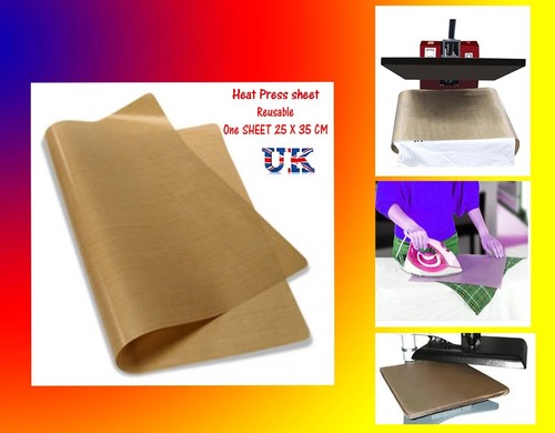 Heat press sheet ptfe - heat,
