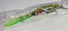 Squid Imitator Trolling Deep Diving Sea Saltwater Fishing Lure Lime 23cm 43g