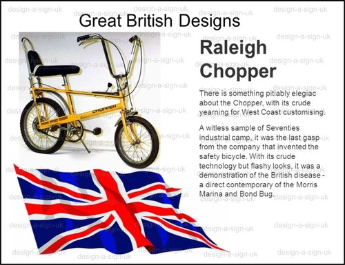 Raleigh chopper 749 sign - raleigh, 10