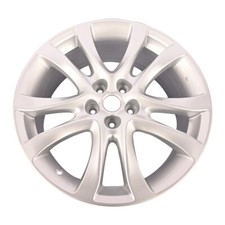 New 19" x 7.5" Silver Alloy