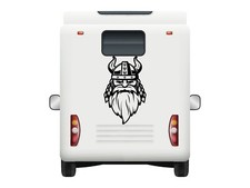 Camper Van Sticker Viking Head