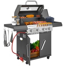 Outsunny 4+1 Burner Gas BBQ