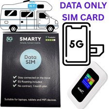 New SMARTY DATA SIM CARD FOR
