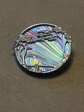 Vintage sterling silver brooch - silver,