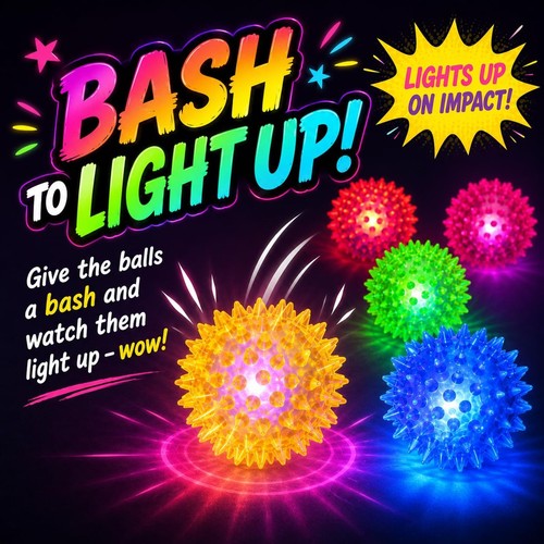 10pcs led flashing bouncy - 10pcs,