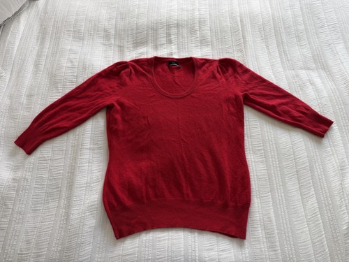Red 100 cashmere knit - f&f,