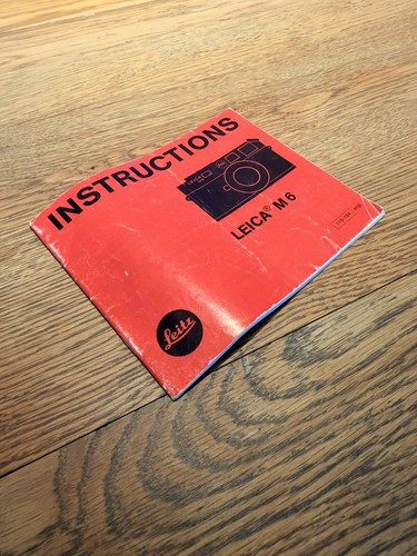 Leitz leica instructions - leica,
