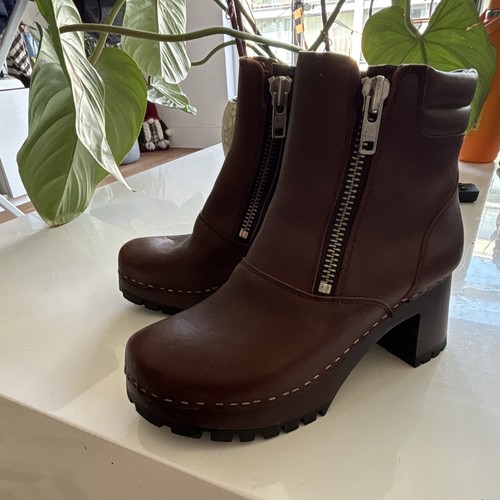 Swedish hasbeens leather ankle - swedish,