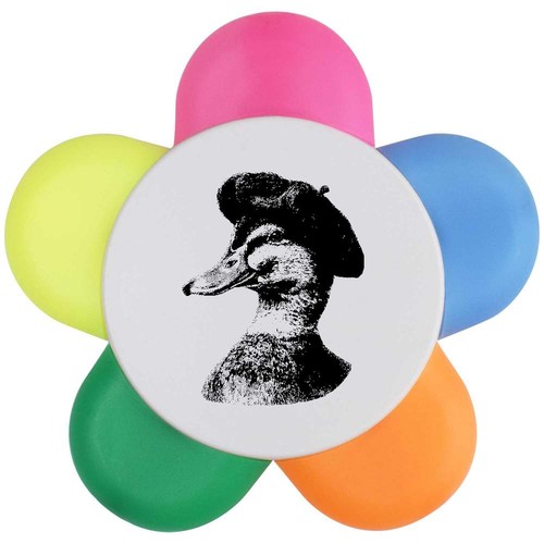 Mallard duck wearing - wearing, berret'