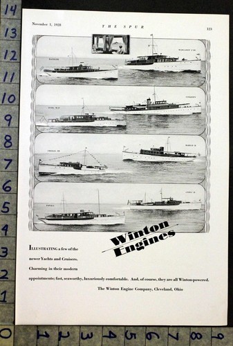 1928 winton motorboat - winton, engine