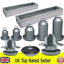 Galvanised metal chicken - galvanised, /