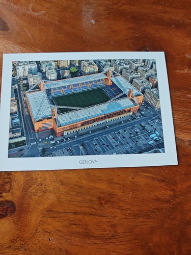 Aerial postcard genoa - of,