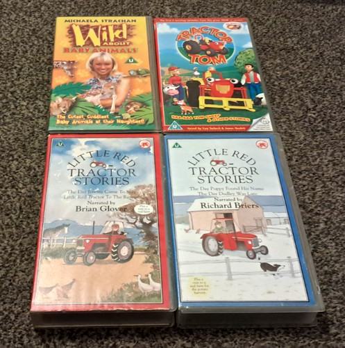 Little red tractor - red,