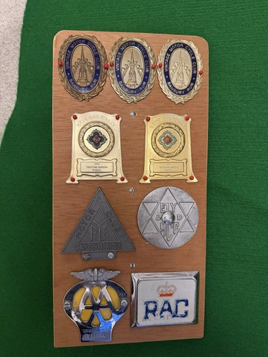 Vintage motor club badge - vintage,