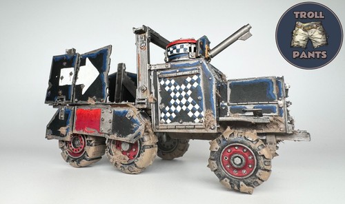 Kitbashed ork trukk - kitbashed, orks