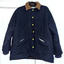 Mark McNairy Navy Wool Jacket Men’s Size Large Some Holes