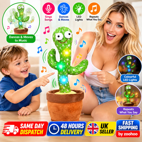 Dancing cactus toy singing - dancing,
