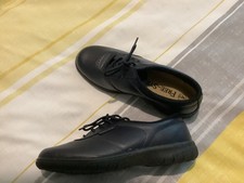Freestep Navy Lace Up Flat