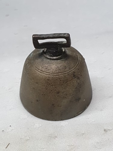 Antique brass bell 5cm - brass, high