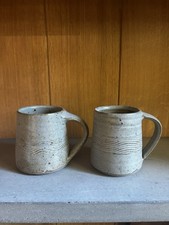 Leach Pottery for Tate Stoneware Mugs Pair of Two