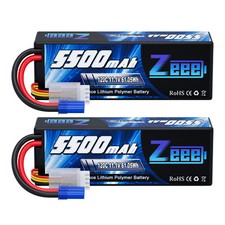 2x Zeee 5500mAh 11.1V 3S LiPo