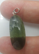 Moldavite Cabochon Pendant -