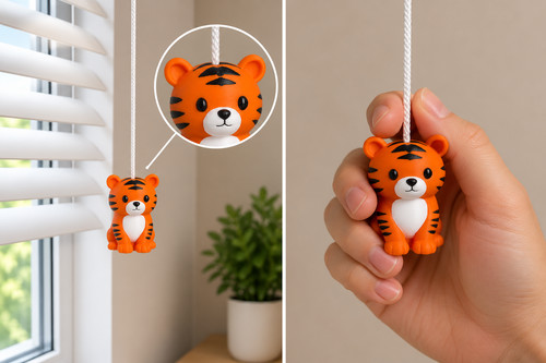 Cute tiger light pull - tiger,