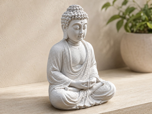 Meditating buddha statue - meditating,