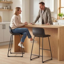 Bar Stools Set of 2, PU
