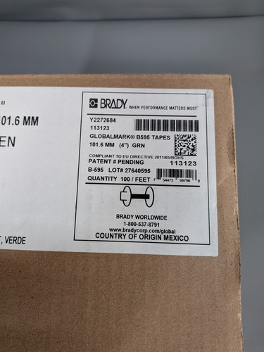 Brady minimark material b595 - material,