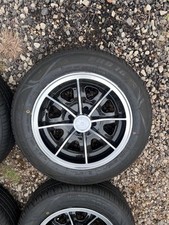 Triumph Spitfire / GT6 D1 5.5x13” Wheels And Tyres Including Nuts 
