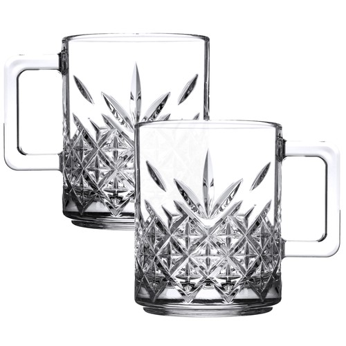 Glass mugs cups - 250ml, coffee
