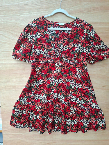 Primark mini dress red black - dress,