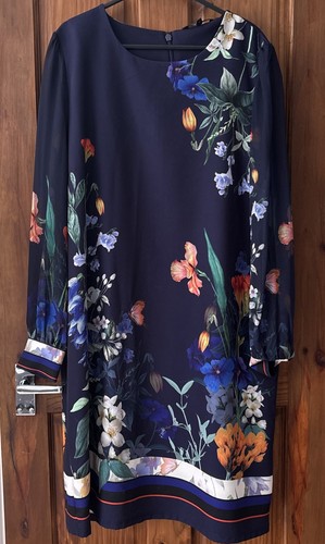 Next size navy floral - 18,