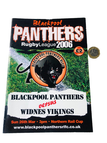Rugby programme blackpool - rugby,