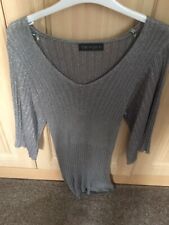 ladies Tom Wolfe Grey Silver  Jumper .size 10