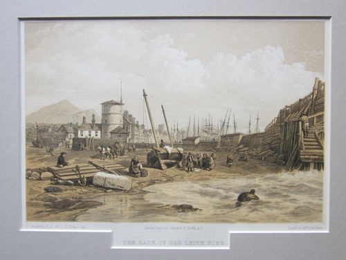 C1855 edinburgh old - old, pier